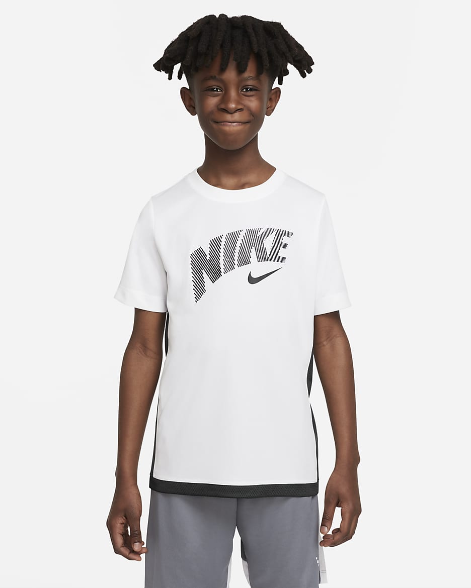 Nike Dri FIT Trophy Older Kids Boys Graphic Training Top